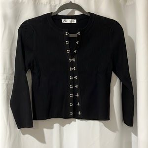 Zara heavy knit cardigan